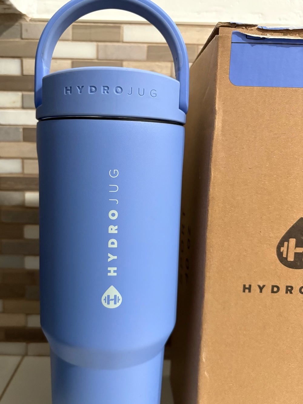 NEW Hydrojug 40oz light blue tumbler - Picture 3 of 6